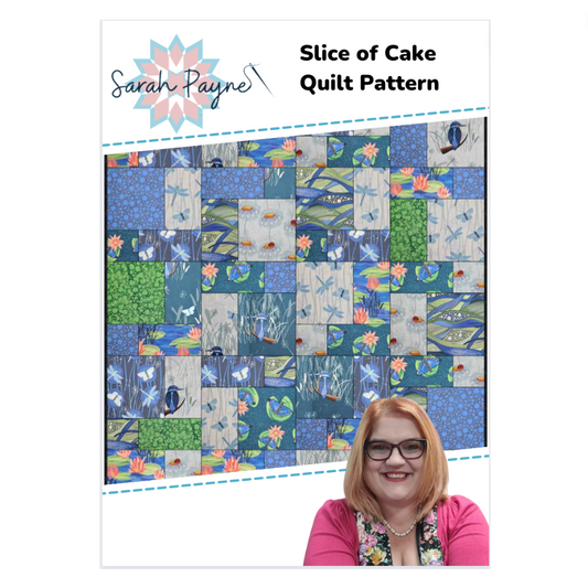 Sarah Payne's Slice of Cake Quilt Pattern - DIGITAL DOWNLOAD