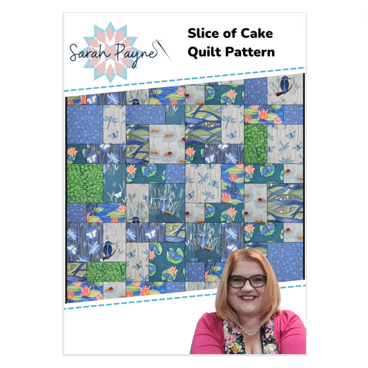 DIGITAL DOWNLOAD - Sarah Payne's Slice of Cake Quilt Pattern