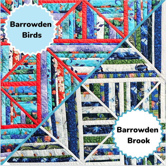 Sarah Payne's Barrowden Quilt Kit - Fabric & Pattern (Choice of Design)