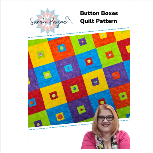 DIGITAL DOWNLOAD - Sarah Payne's Button Boxes Quilt Pattern
