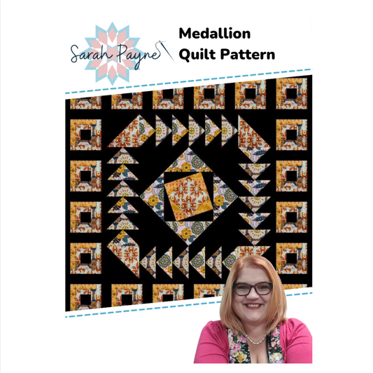 Sarah Payne's Medallion Quilt Pattern - DIGITAL DOWNLOAD