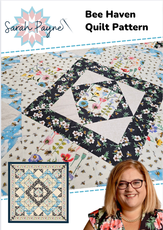 Sarah Payne's Bee Haven Quilt Pattern - DIGITAL DOWNLOAD