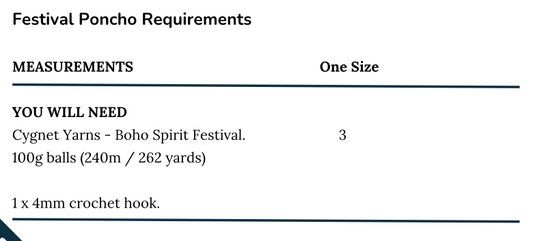 DIGITAL DOWNLOAD - Sarah Payne Crochets Festival Poncho Pattern Booklet