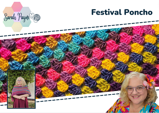 Sarah Payne Crochets Festival Poncho Pattern Booklet - DIGITAL DOWNLOAD