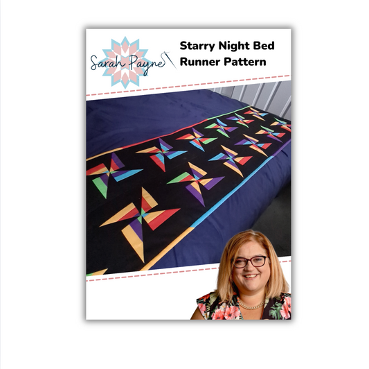 Sarah Payne's Starry Night Bed Runner Pattern Booklet