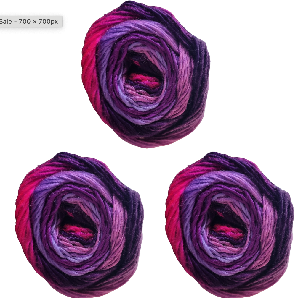 3 Balls of Cygnet Yarns Boho Spirit (100g per Ball) - Choice of Colour