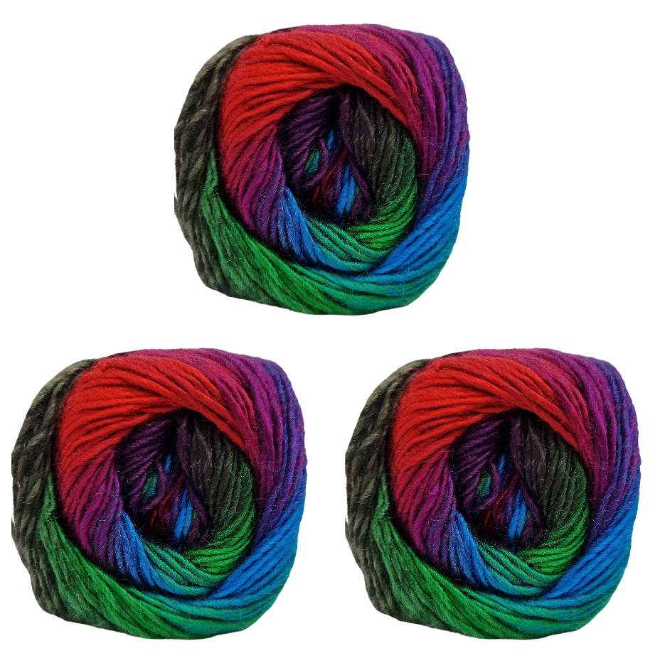 3 Balls of Cygnet Yarns Boho Spirit (100g per Ball) - Choice of Colour