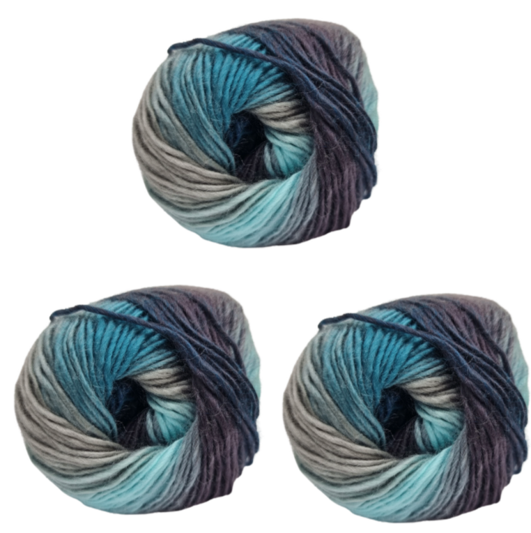 3 Balls of Cygnet Yarns Boho Spirit (100g per Ball) - Choice of Colour