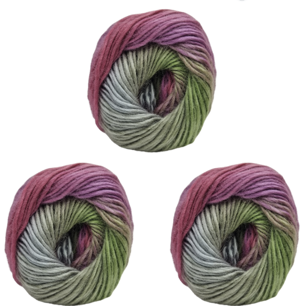 3 Balls of Cygnet Yarns Boho Spirit (100g per Ball) - Choice of Colour