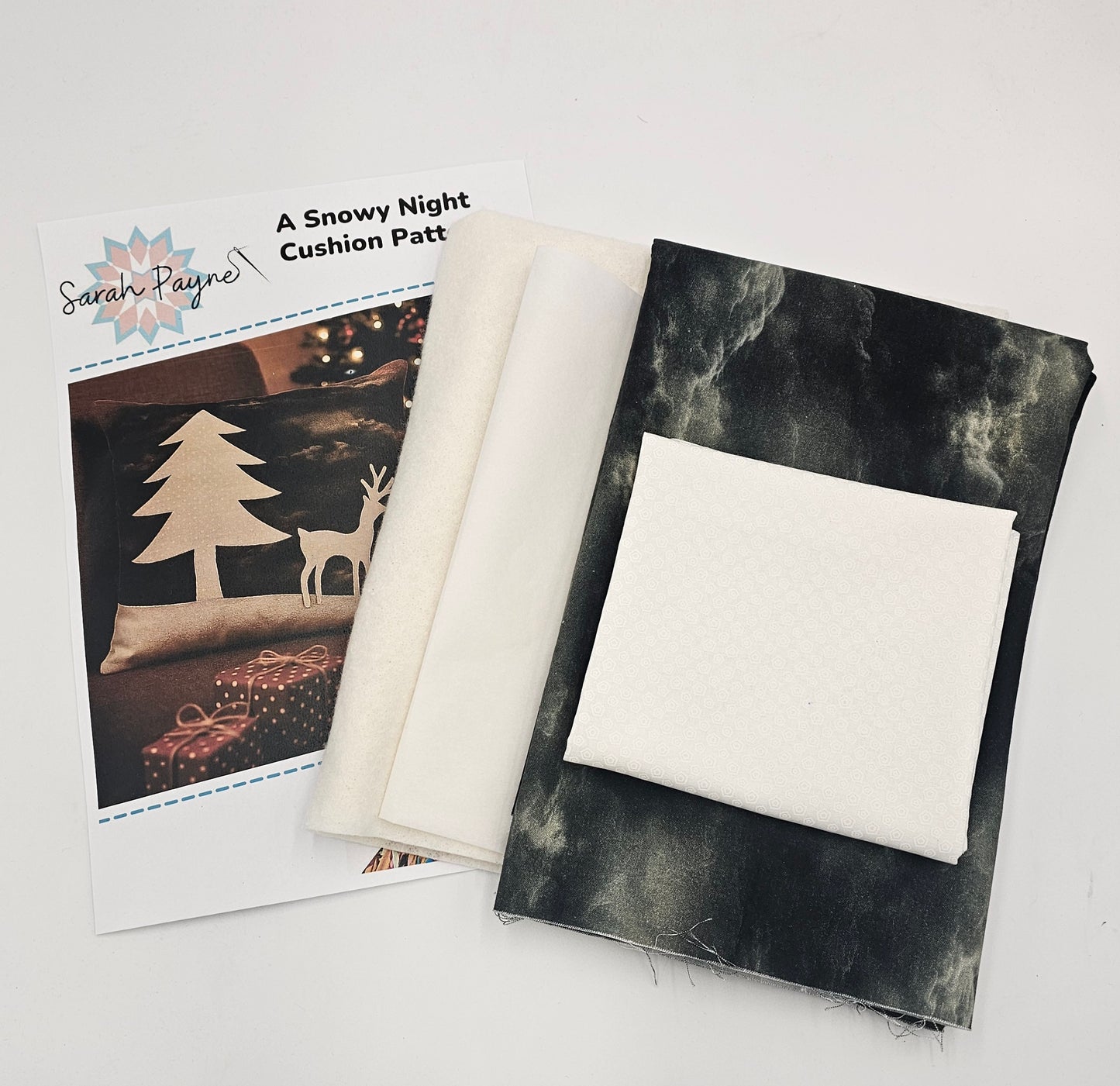 A Snowy Night Cushion – Pattern & Kit