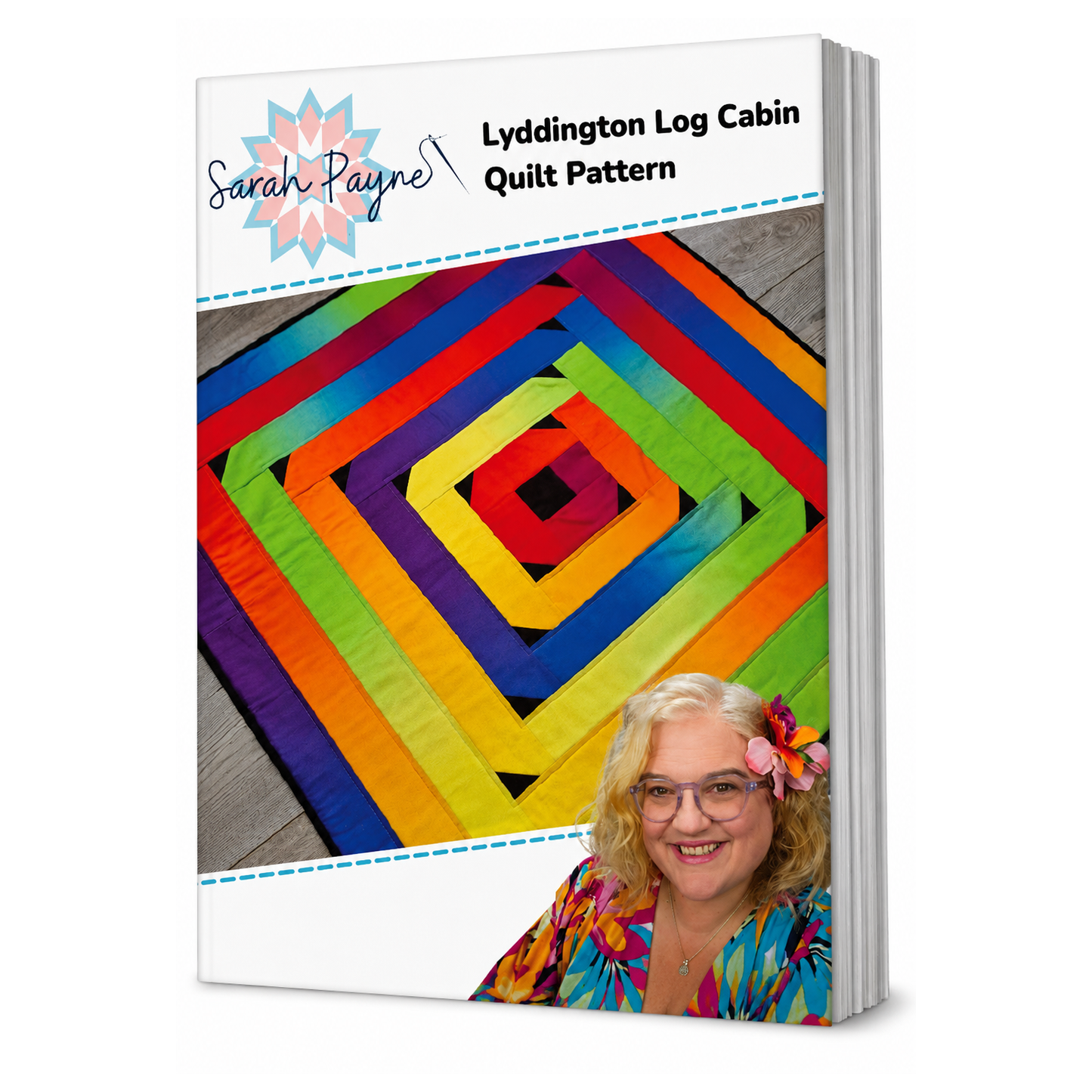 Lyddington Log Cabin Quilt Pattern by Sarah Payne