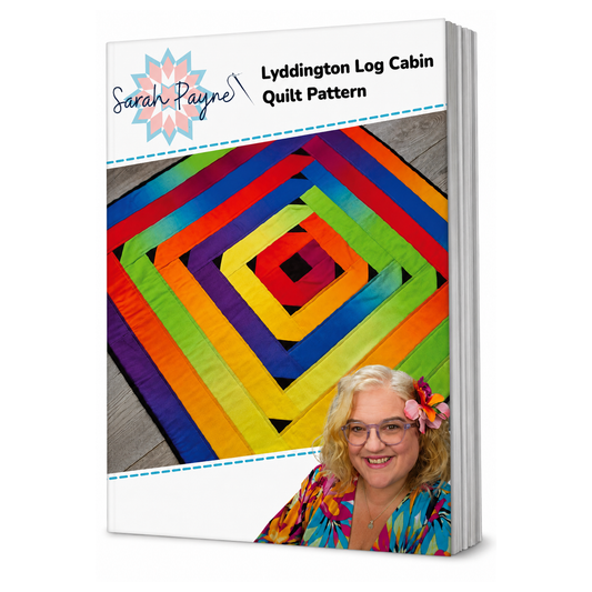Lyddington Log Cabin Quilt Pattern by Sarah Payne