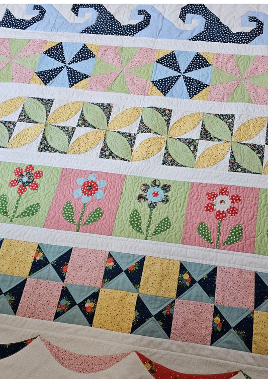 Sew a Row Quilt pattern bundle