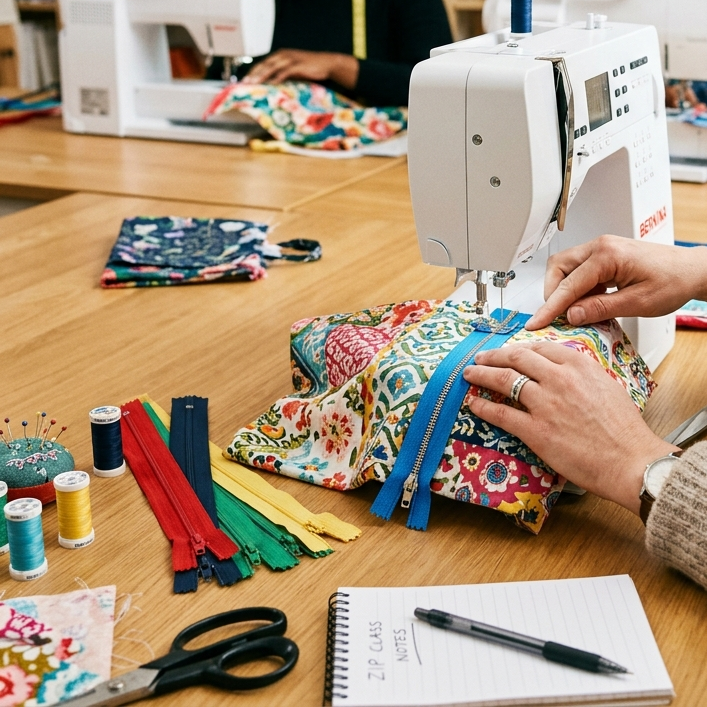 Zip It! Sew Zips with Confidence - Saturday 18th July