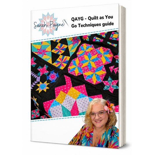 DIGITAL DOWNLOAD - Quilt-As-You-Go (QAYG) Techniques Guide
