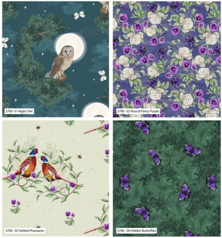 Owl fat 1/4 bundle - Woodland Wanderers by Sarah Payne