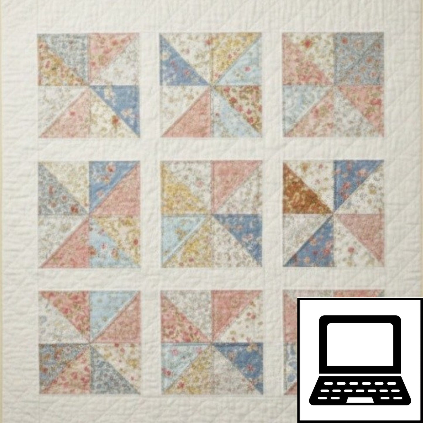Quilt Party - Learn to Quilt in 3 Weeks - Zoom 7th, 14th and 21st September