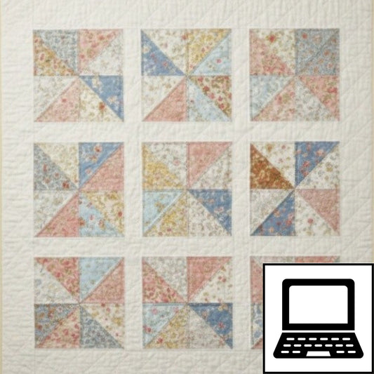 Quilt Party - Learn to Quilt in 3 Weeks - Zoom 7th, 14th and 21st September