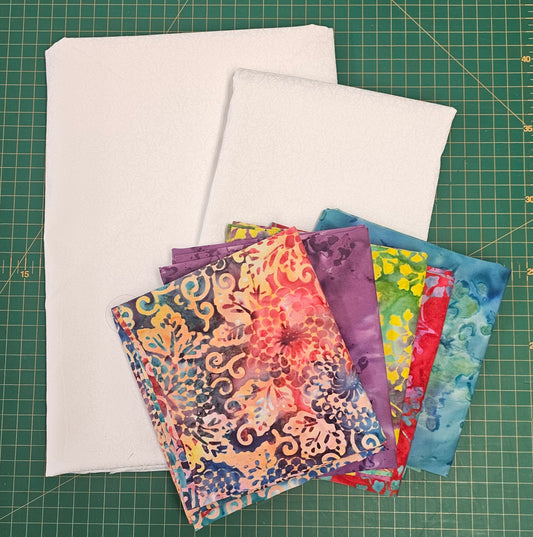 Burley Quilt Batik fabric kit (fabric only)