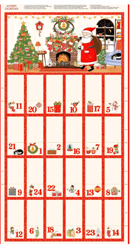 Jolly St Nick advent panel (F11)
