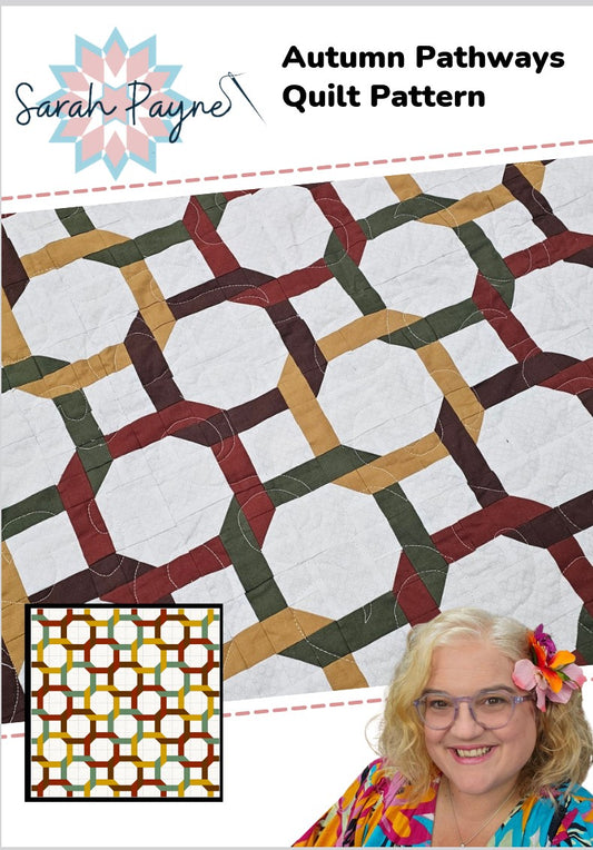 Autumn Pathways quilt pattern and kit