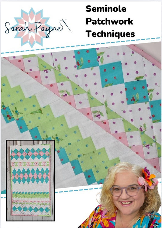 DIGITAL DOWNLOAD - Seminole Stripe Patchwork Techniques Booklet