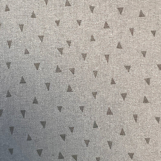 Triangle Cotton Print By The Metre (110cm Wide) - Grey