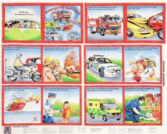 Emergency Services Soft Book Panel