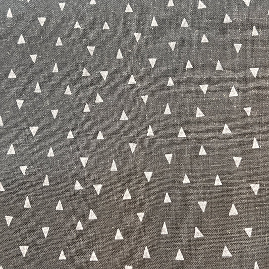 Triangle Cotton Print By The Metre (110cm Wide) - Black