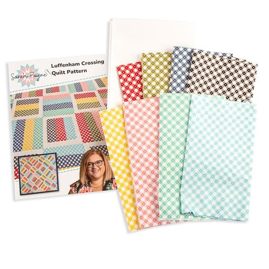 Sarah Payne's Luffenham Crossing Quilt Fabric & Pattern Kit