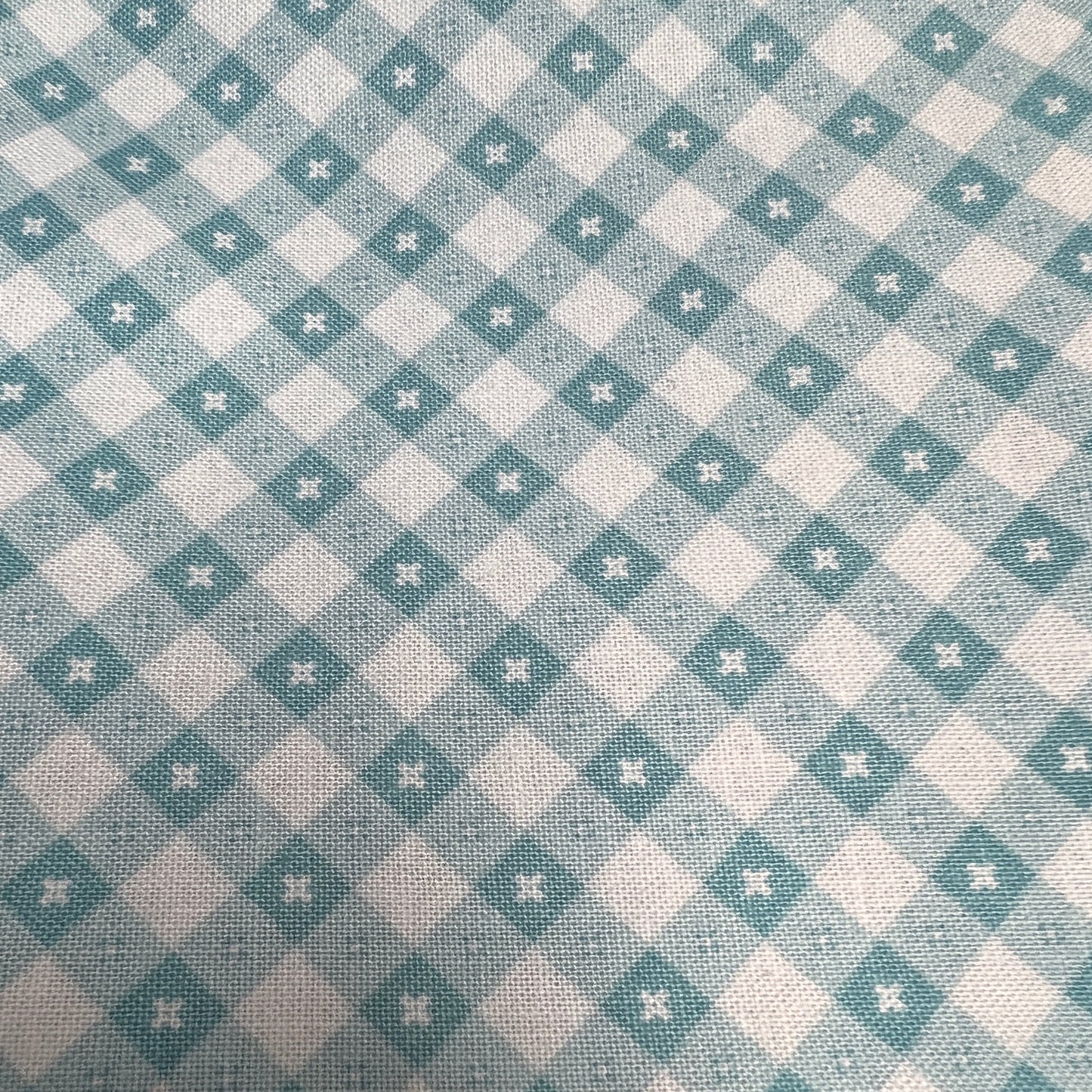 Poppie Cotton Gingham Picnic By The 1/2 Metre (108cm Wide) - Pale Blue