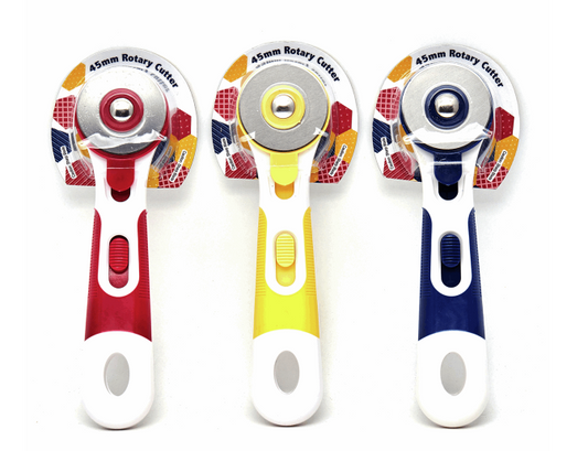 45mm Soft Grip Rotary Cutter - Choice of Colour