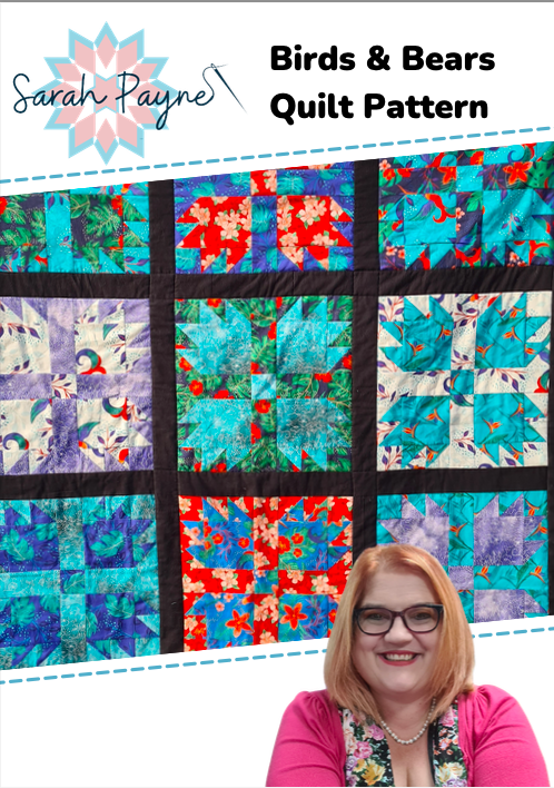 Sarah Payne's Birds & Bears / Bear Paw Quilt Pattern Booklet