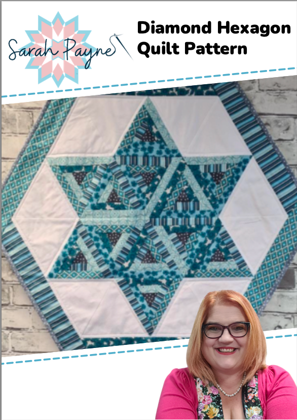 Sarah Payne's Diamond Hexagon Quilt Pattern Booklet