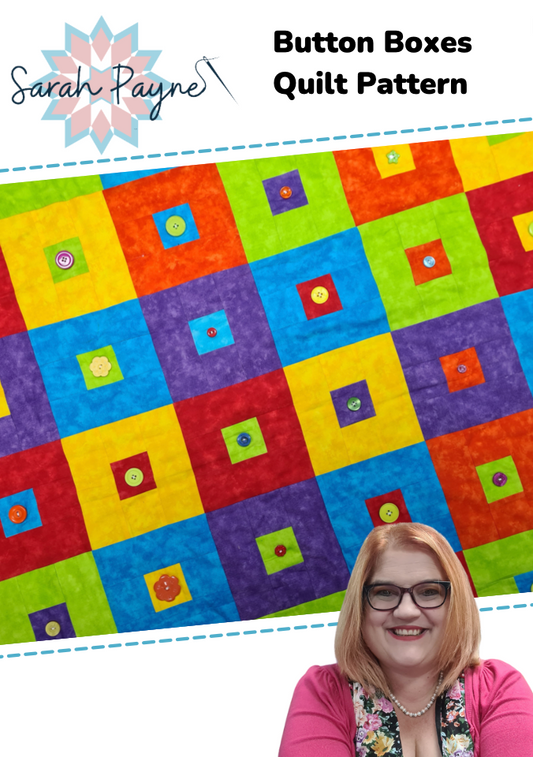 Sarah Payne's Button Boxes Quilt Pattern Booklet
