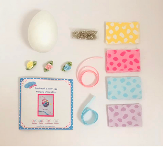Patchwork Easter Egg Kit by Living In Loveliness