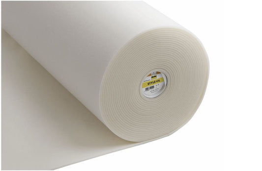 Style Vil: Foamed Lightweight Fabric: 1m x 75cm: White